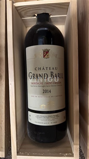 Bordeaux Montagne-saint-émilion Château Grand Baril 2014