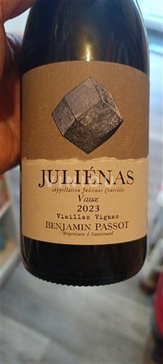 Beaujolais Juliénas Benjamin Passot Vaux Vieilles Vignes 2023