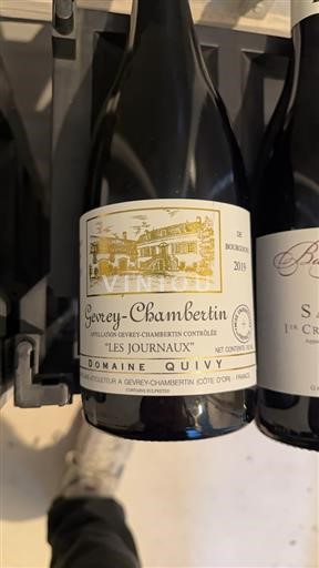 Bourgondië Gevrey-Chambertin Gerard Quivy Gevrey-Chambertin Les Journaux 2019