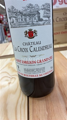 Bordeaux Saint-Émilion Grand Cru Grand Cru Château La Croix Calendreau Neročník