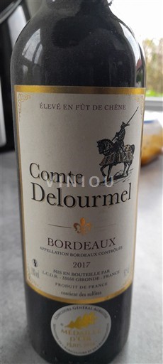 Bordeaux Comte Delourmel 2017