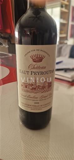 Bordeaux Saint-Émilion Grand Cru Grand Cru Château Haut Peyroutas 2009