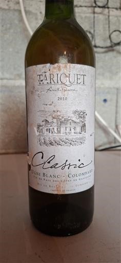 Sud-Vest Côtes de Gascogne Domaine Tariquet Classic 2010