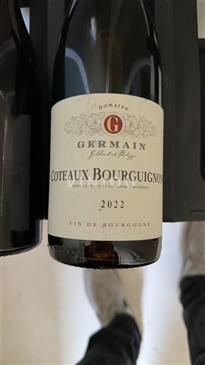 Burgundy Coteaux Bourguignons Domaine Germain Coteaux Bourguignons 2022