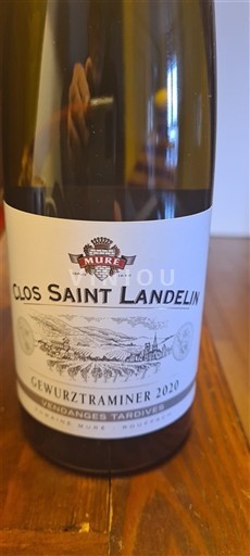 Alsace Alsace Grand Cru Vendanges Tardives Domaine Muré Clos Saint Landelin 2020