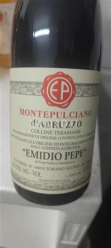 Abruzzo Montepulciano d'Abruzzo Colline Teramane Emidio Pepe 2020