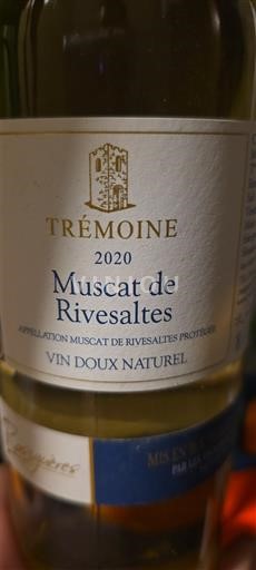 Roussillon Muscat de Rivesaltes Trémoine 2020