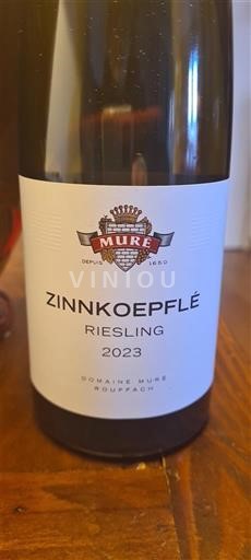 Alsace Not Specified Grand Cru Domaine Muré Zinnkoepflé Riesling 2023