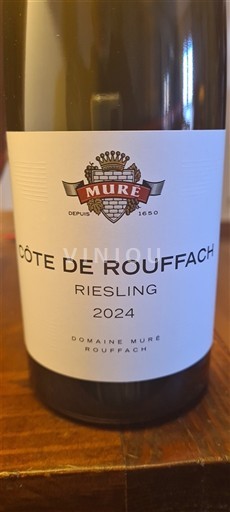 Alsace Not Specified Domaine Muré Côte de Rouffach 2024