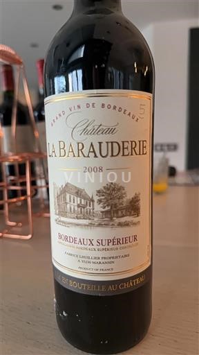 Bordeaux Bordeaux Supérieur Château La Barauderie 2008