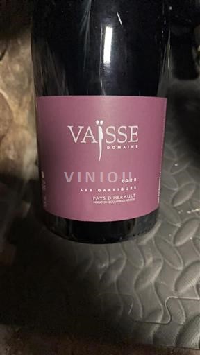 Languedoque Não especificado Domaine Vaïsse Les Garrigues 2020