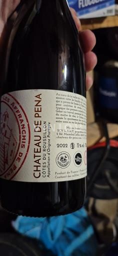 Roussillon Côtes-du-roussillon Château Pena 2022