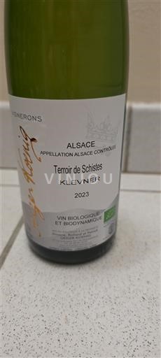 Alsace Vignerons geiger-koenig Terroir de Schistes Klevner 2023