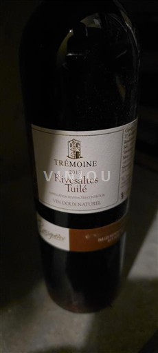 Roussillon Rivesaltes Trémoine 2013