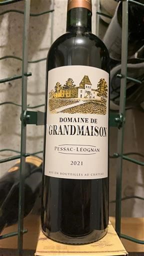 Bordeaux Pessac-Léognan Domaine Grandmaison 2021