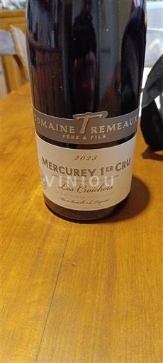 Burgundsko Mercurey Premier Cru Domaine Trémeaux Les Crêts Chets 2021
