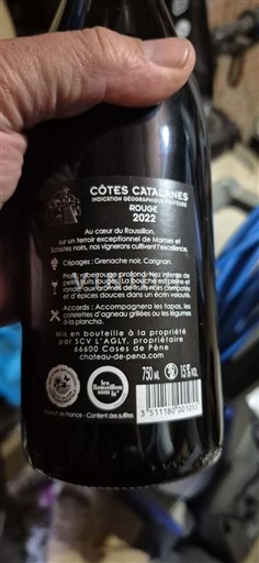 Languedoc og Roussillon Catalansk skråning Château Pena 2022