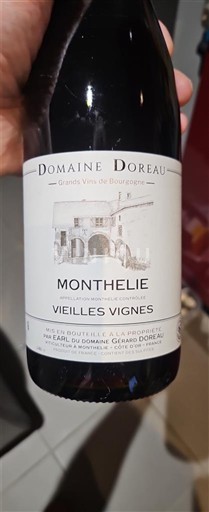 Burgundy Monthélie Domaine Doreau Vieilles Vignes 2023