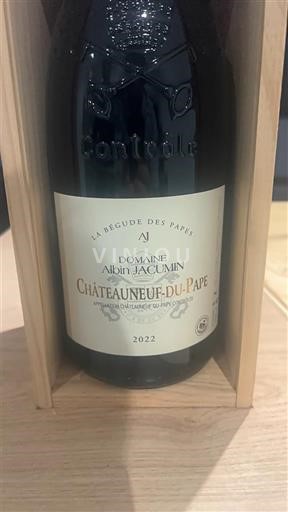 Valle del Ródano Châteauneuf-du-Pape. Domaine Alain Jacumin La Begude des Papes 2022