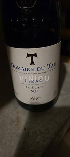 Vine Rouge sec Les Cossses Domaine Tau 2022 Frankrig Rhône-dalen Lirac AOC