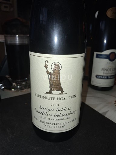 Ahr Vereinigte Hospitien Serriger Schloss Saarfelser Schlossberg Riesling Spätlese Feinherb Alte Reben 2013