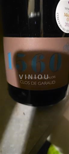 Bordeaux Clos de Garaud 1560 Au Temps des Valois 2015
