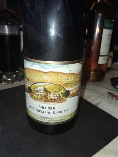 Mosela Dr. Loosen Ürziger Riesling Kabinett 2007
