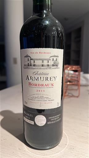 Bordeaux Château Armurey 2011