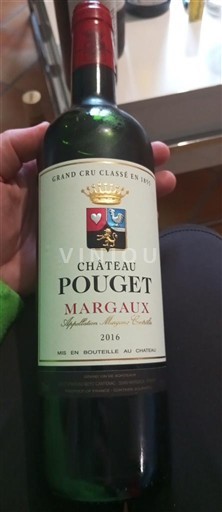 Bordeaux Margaux Grand Cru Château Pouget 2016