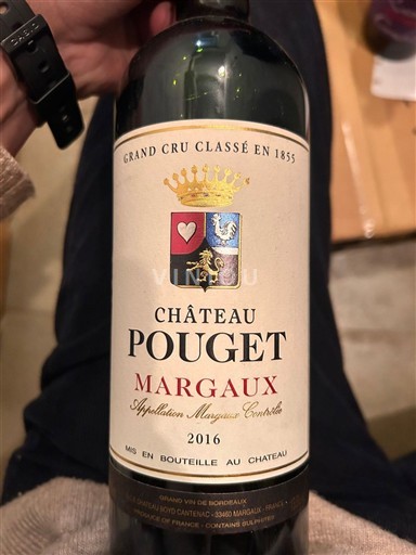 Bordeaux Margaux Grand Cru Château Pouget 2016