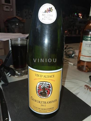 Alzacija Gewürztraminer Grand Cru Cave de Beblenheim 2012
