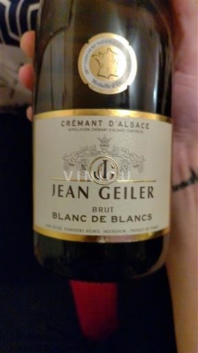Alsace Crémant d'Alsace Jean Geiler Blanc de Blancs Không niên vụ