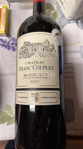 Bordeaux Château Franc Couplet 2023