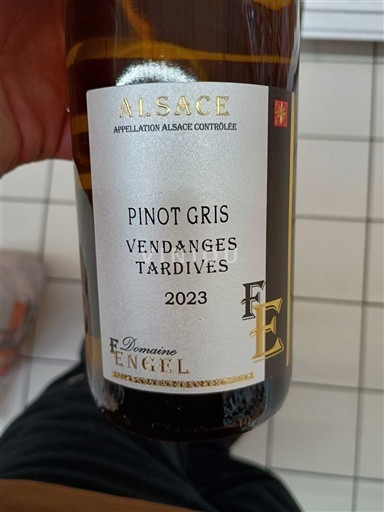 Alsace Pinot xám Vendanges Tardives Domaine Engel 2023