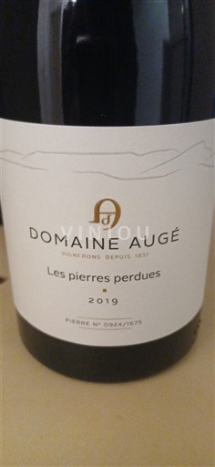 Languedoc Domaine Augé Les pierres perdues 2019