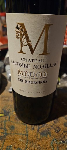 Bordoja Médoc Cru Bourgeois Château Lacombe Noaillac 2020