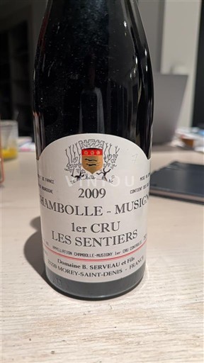 Bourgondië Chambolle-Musigny Premier Cru Domaine B. Serveau et Fils Les Sentiers 2009