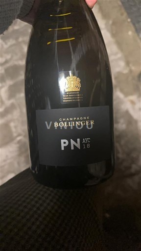 Rượu vang sủi bọt Blanc brut PN AYC18 Bollinger 2018 Pháp Champagne Sâm-panh AOC