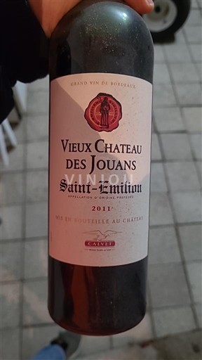 Bordeaux Saint-Émilion Château Vieux Château des Jouans 2011
