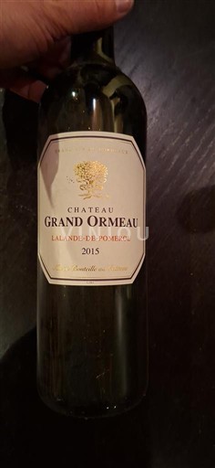 Bordéus Lalande-de-Pomerol Château Grand Ormeau 2015