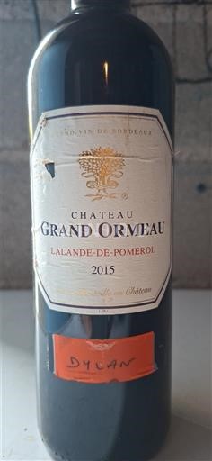 Bordeaux Lalande-de-pomerol Château Grand Ormeau 2015