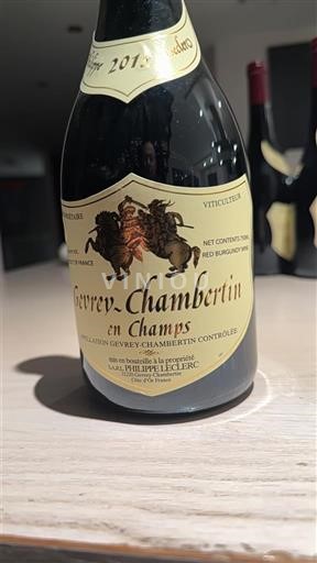Bourgogne Gevrey-chambertin Sarl Philippe Leclerc En Champs 2015