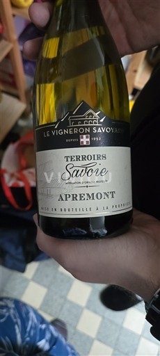 Savoie and Bugey Apremont Le Vigneron Savoyard Terroirs Savoie Non-Vintage