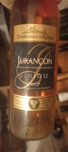Sud-Ouest Jurançon Terrasses d'Autan 2012