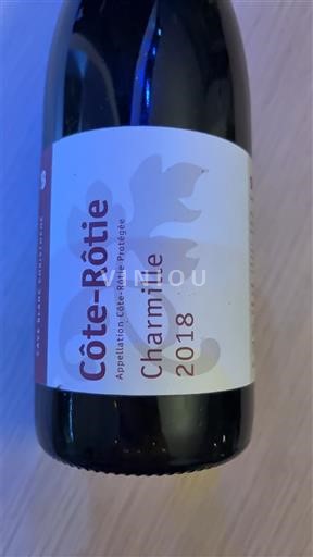 Vallée du Rhône Côte-rôtie Christophe Blanc Charmille 2018