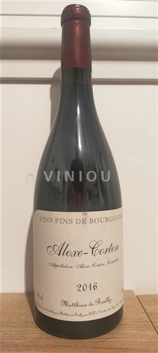 Borgonha Aloxe-Corton Matthieu de Brully 2016