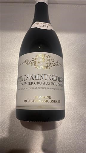 Borgoña Nuits-Saint-Georges Premier Cru Domaine Mongeard-Mugneret Premier Cru Aux Boudots 2021