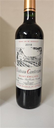 Bordeaux Saint-Émilion Château Canterane 2018