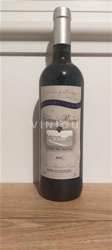 Burdeos Côtes-de-bourg Château Nodoz Vieilles Vignes 2021