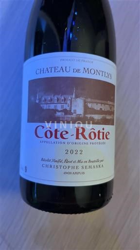 Vallée du Rhône Côte-rôtie Christophe Semaska Château de Montlys 2022